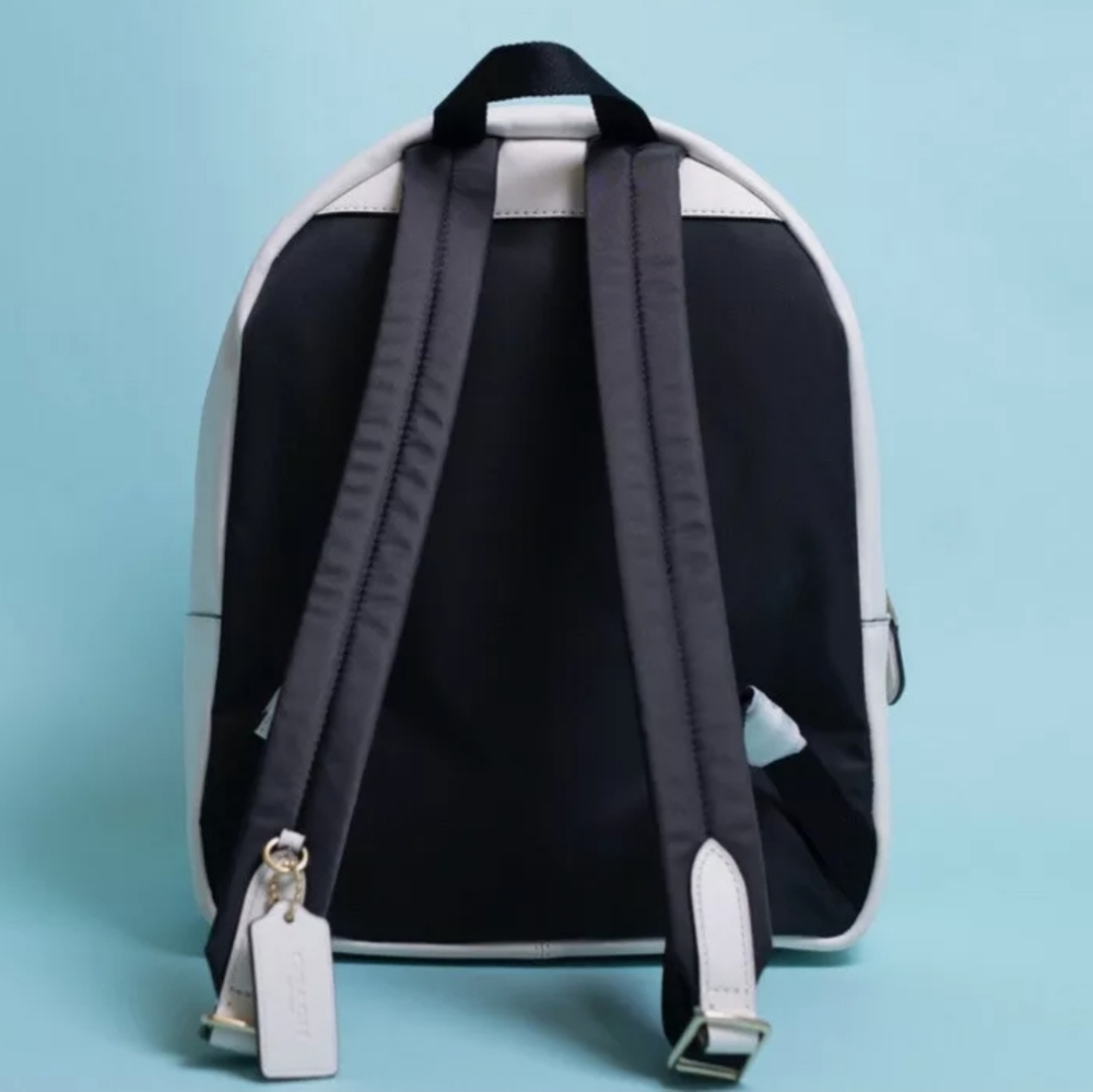 Relisted--- COACH SIGNATURE CANVAS BACKPACK - Picture 3 of 4